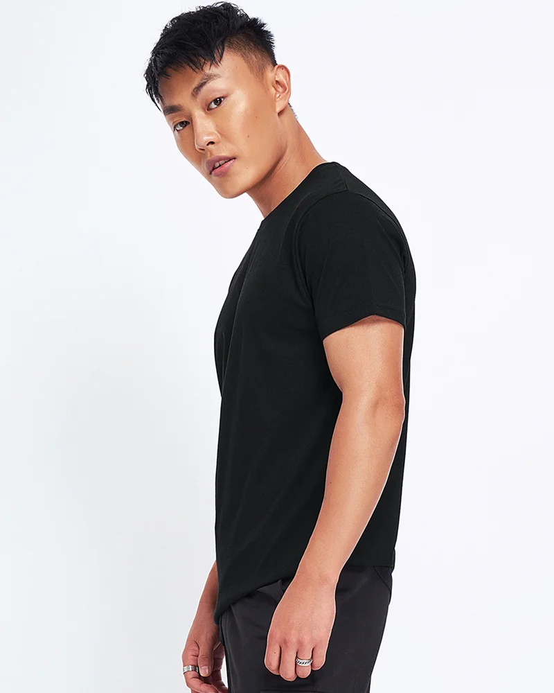 bewakoof Men's Black T-shirt